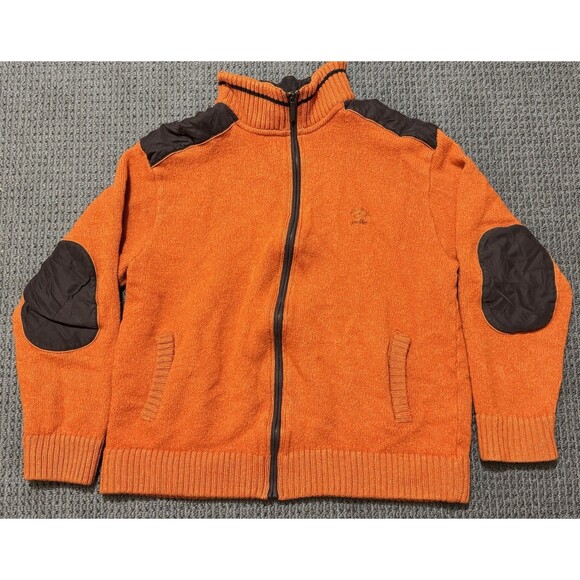 Vintage Paul & Shark Yachting Mens Zip Sweater 100% Italian Wool 2XL/3XL - READ - Picture 8 of 8